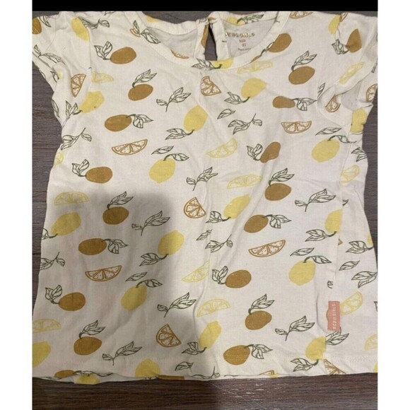 BCBG Girls Toddler Girl's 2pc Outfit Fruit Print Romper-t-shirt Size 2T - Picture 5 of 7